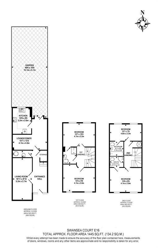 Floorplan for Swansea Court, E16