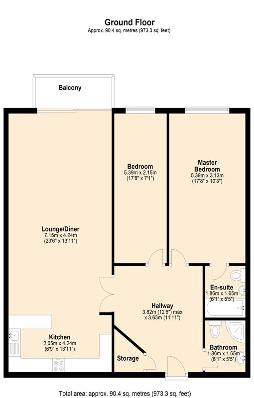 Floorplan for Inverness Mews, E16