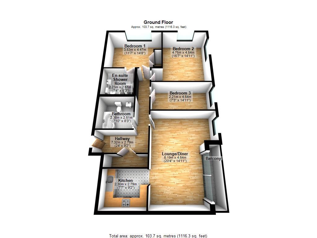 Floorplan for Latitude Court, London, E16