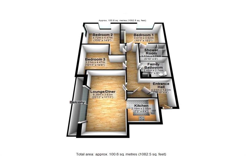 Floorplan for Albert Basin Way, E16
