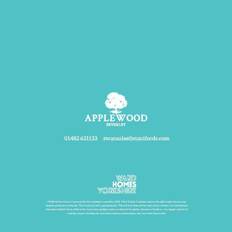 NEW BUILD BY WARD HOMES YORKSHIRE- Applewood, Grosvenor Place, Beverley