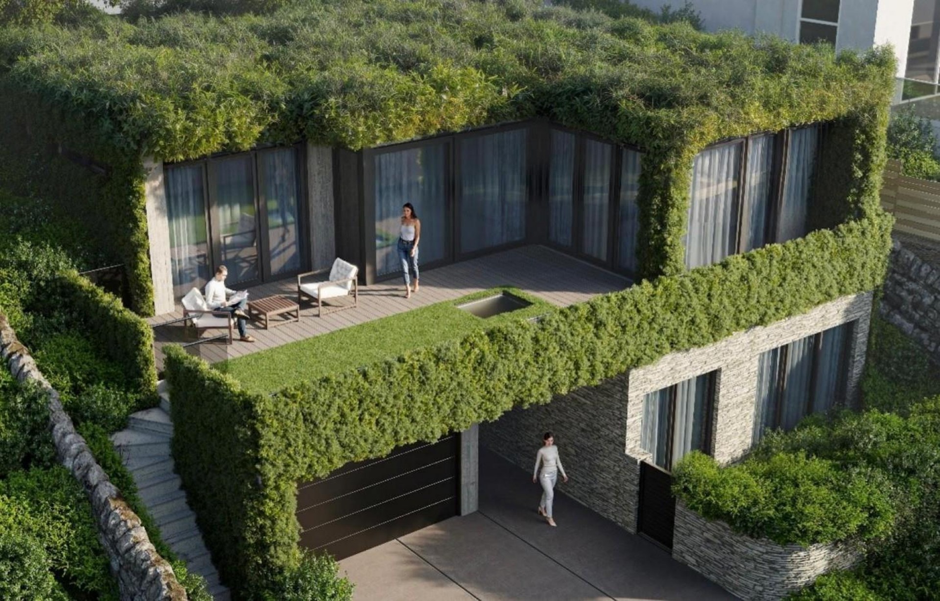 Riverside Avenue, Overlooking River Gannel