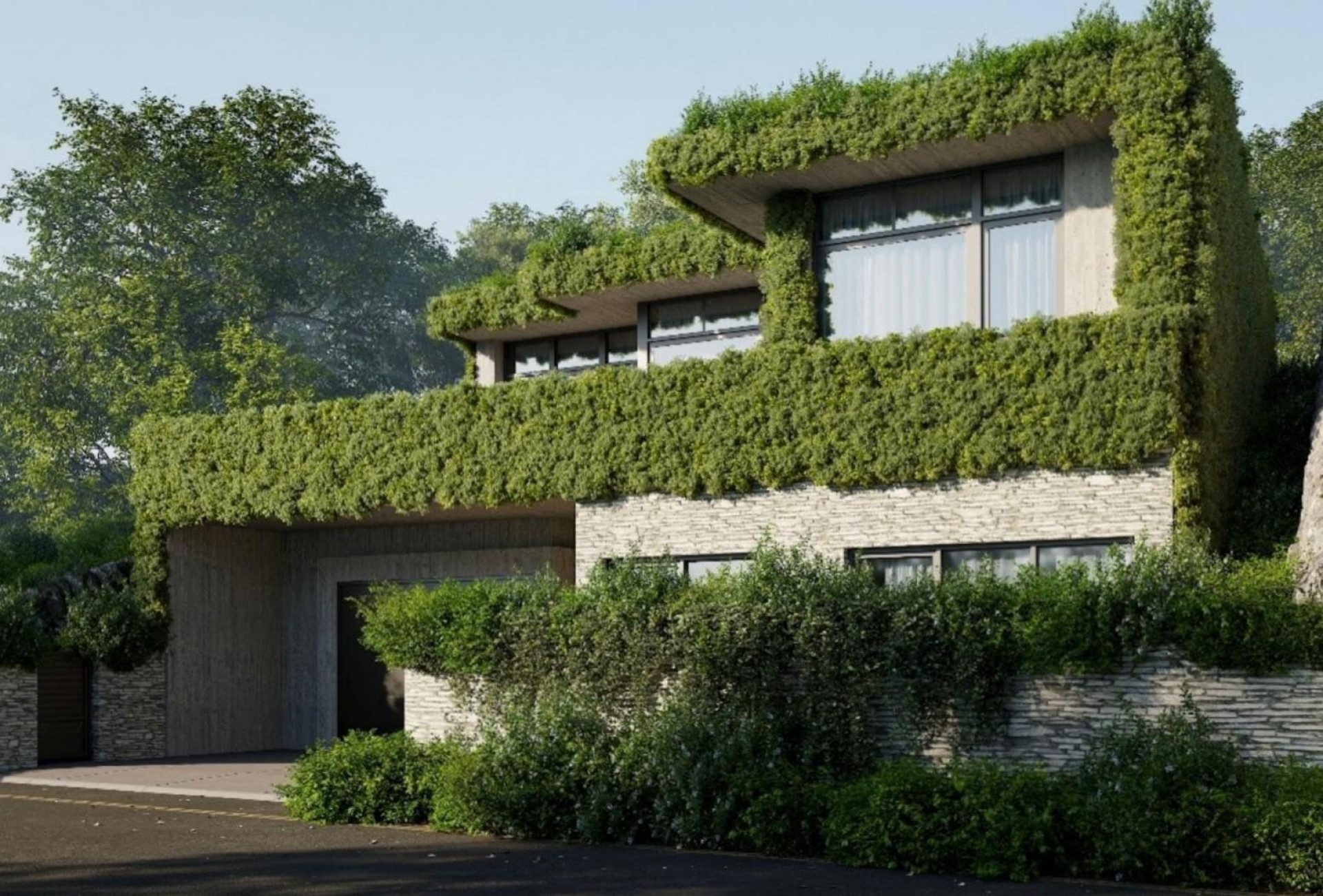 Riverside Avenue, Overlooking River Gannel