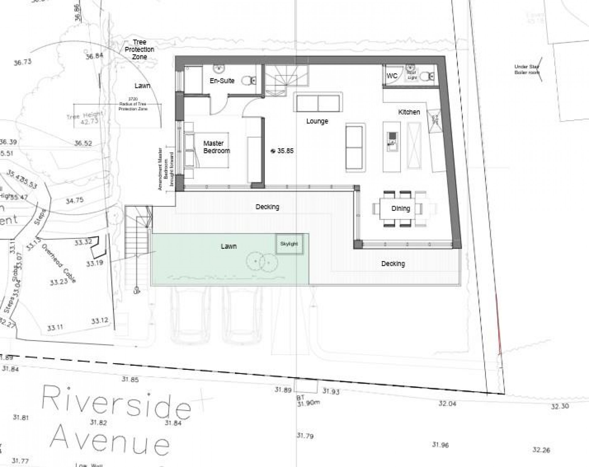 Riverside Avenue, Overlooking River Gannel