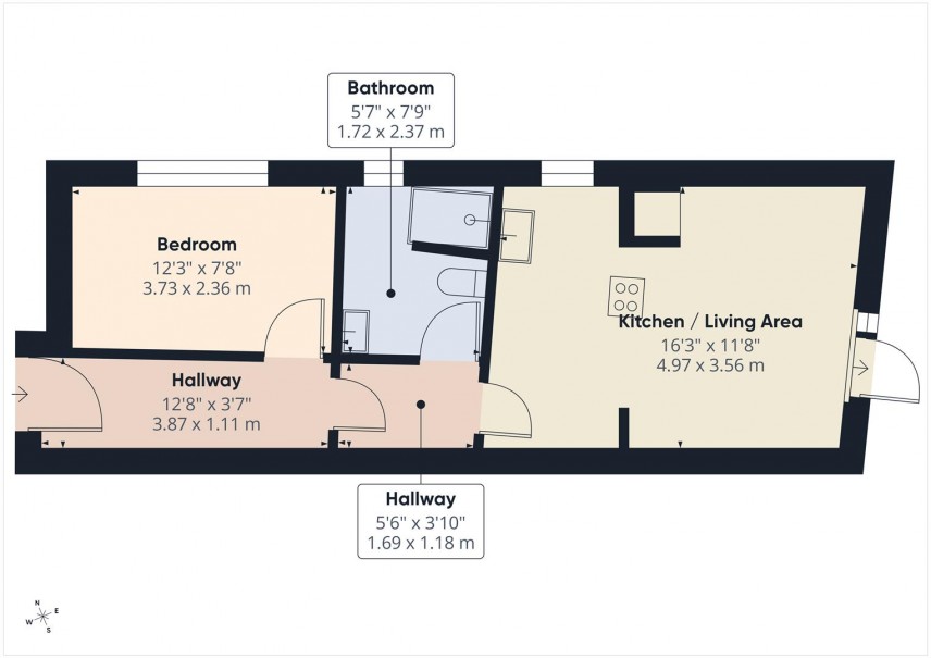 Floorplan for The Avenue, Bishop Lane, Hull