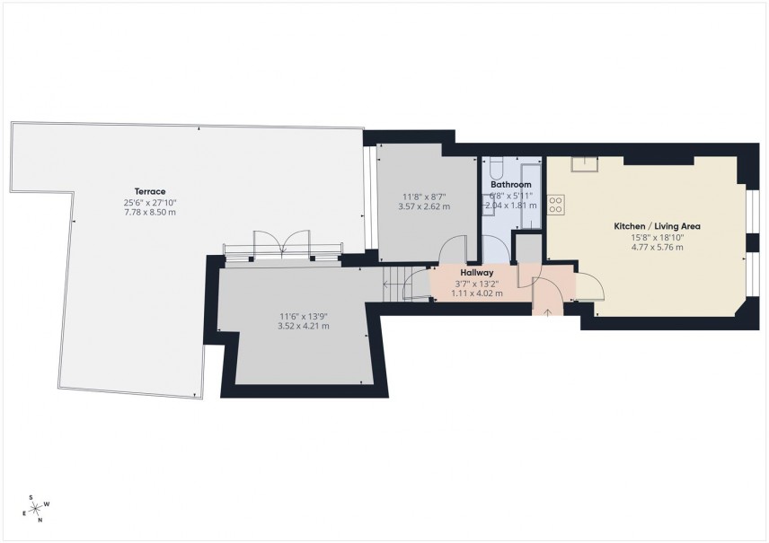 Floorplan for 33 Lowgate, Hull