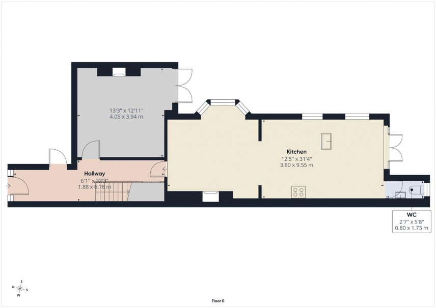 Floorplan for Marlborough Avenue, Hull