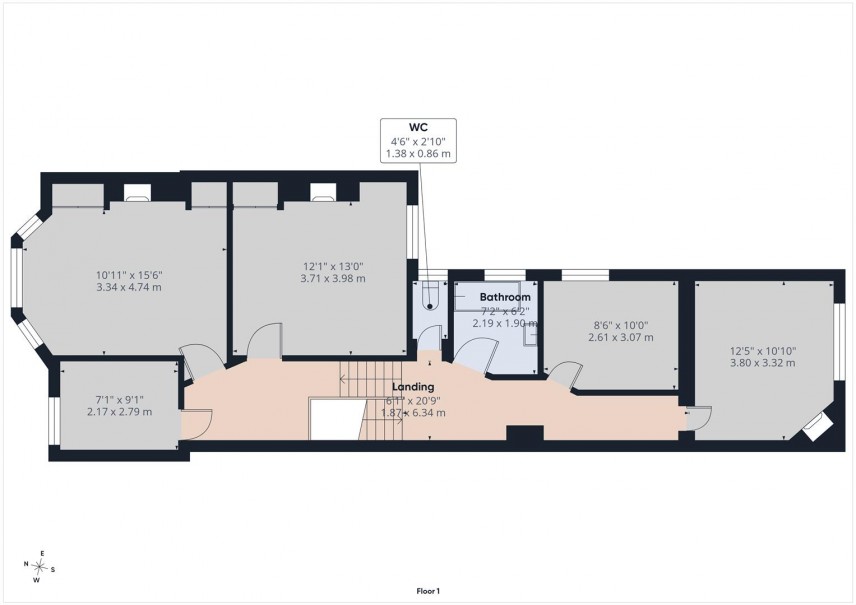 Floorplan for Marlborough Avenue, Hull