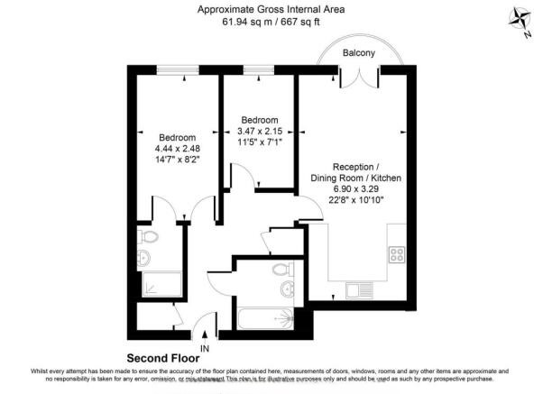 Floorplan for Hayes, Greater London