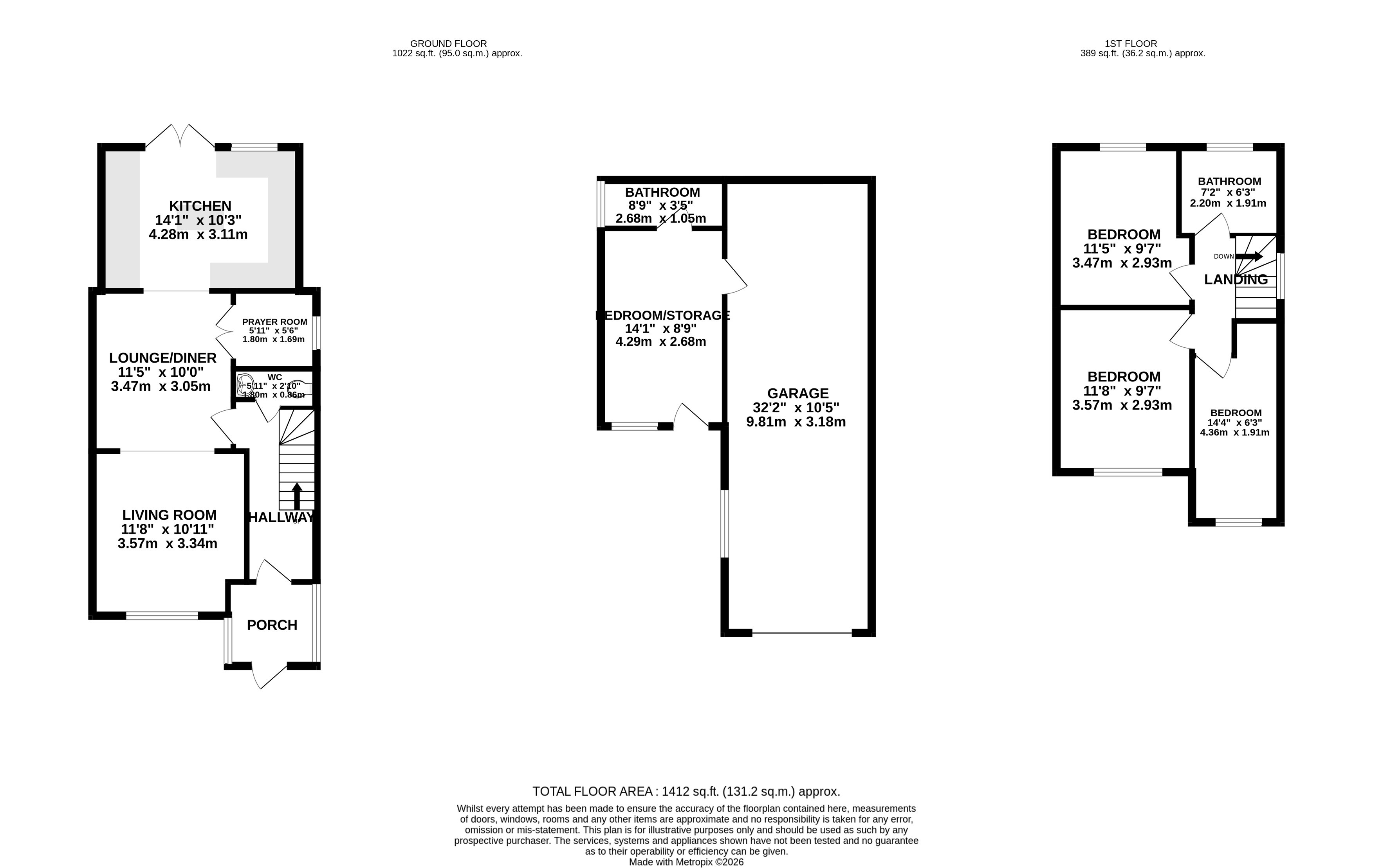 Floorplan for Hayes, Greater London