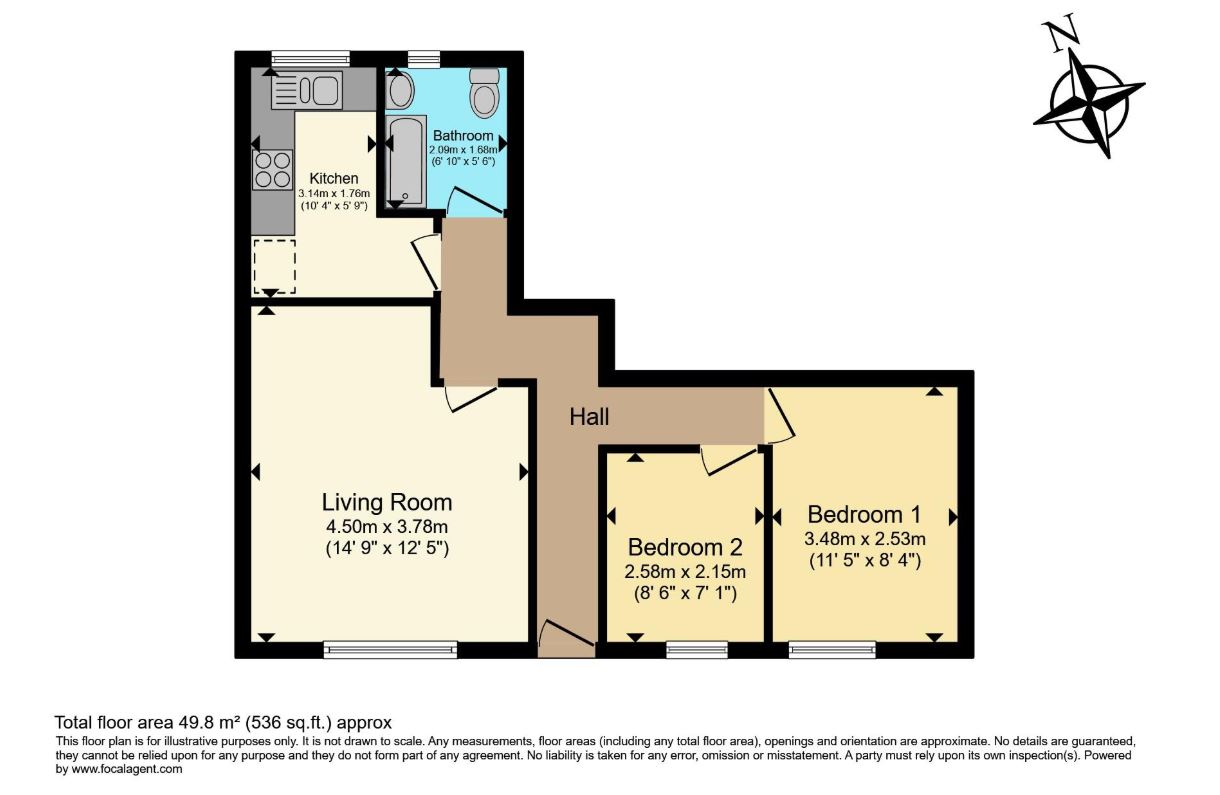 Floorplan for Hayes, Greater London
