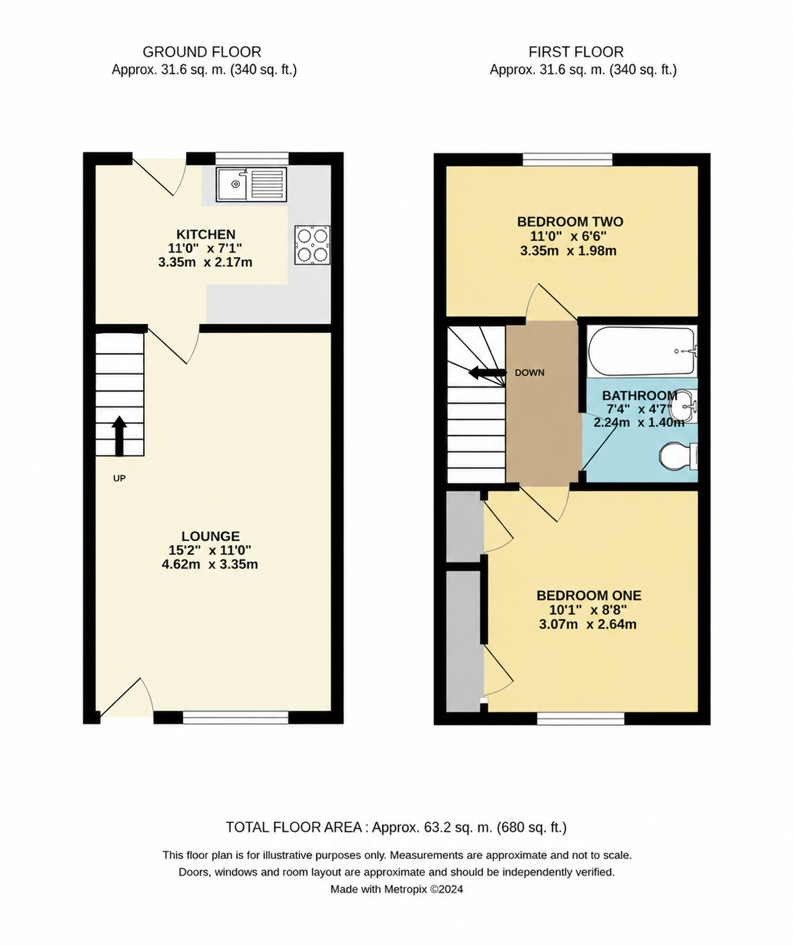 Floorplan for Hayes, Greater London