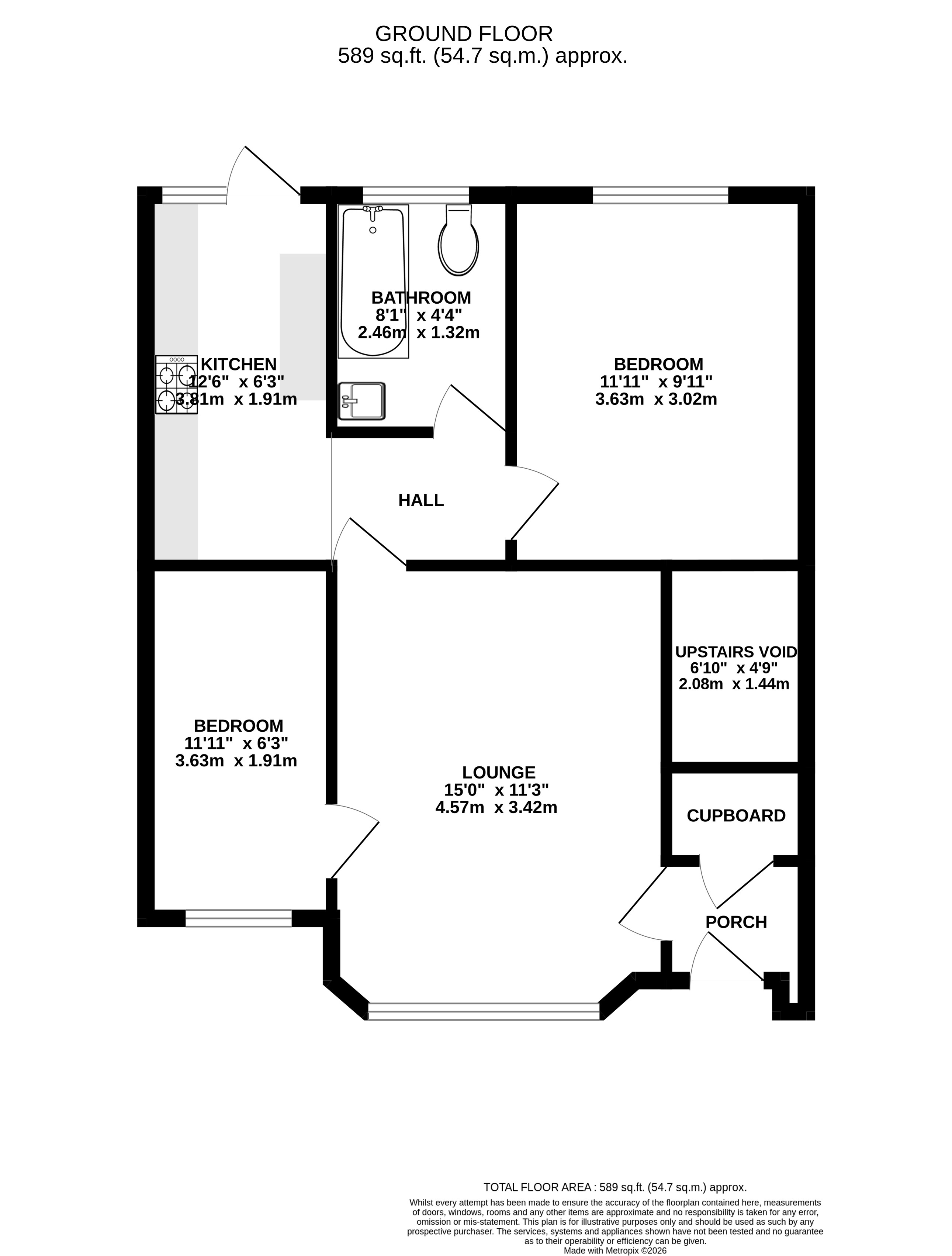 Floorplan for Hayes, Greater London