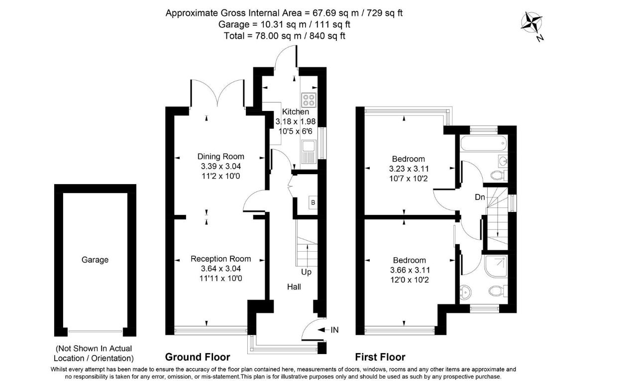Floorplan for Hayes, Greater London
