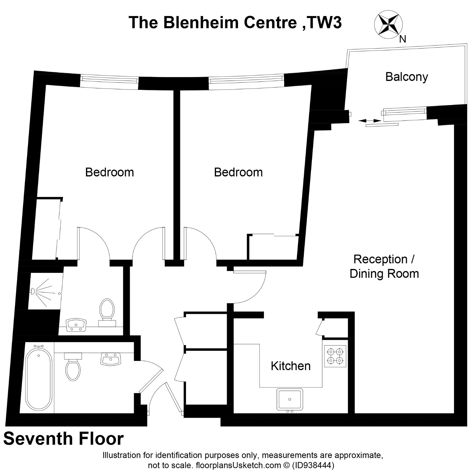 Floorplan for Hounslow, Greater London