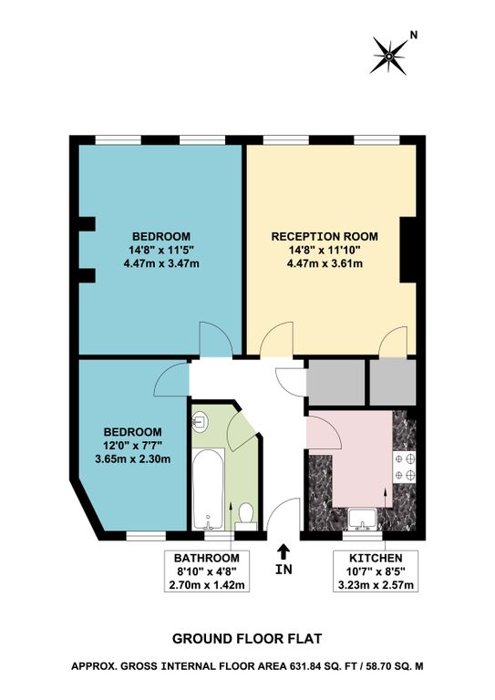 Floorplan for Greenford, Greater London