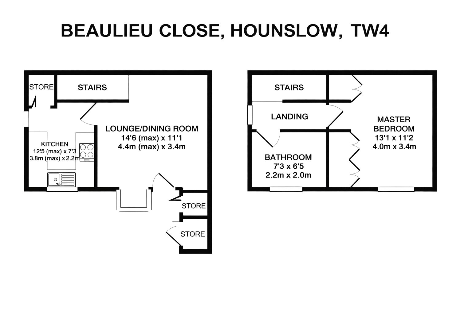 Floorplan for Hounslow, Greater London