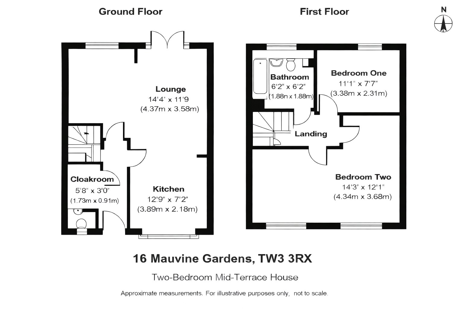 Floorplan for Hounslow, Greater London