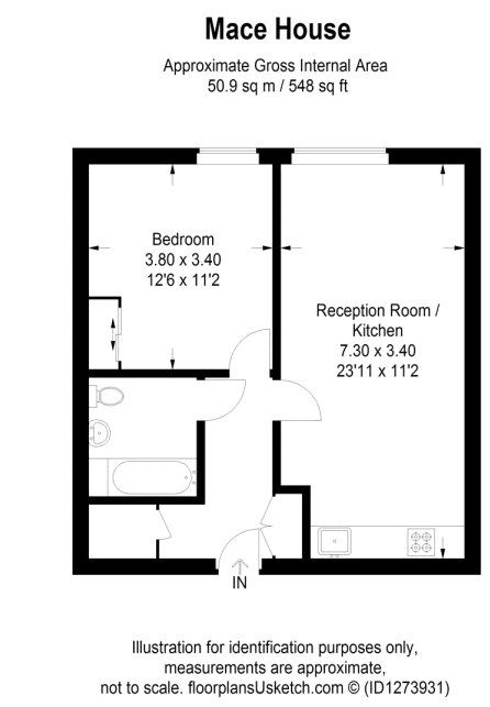 Floorplan for Union Lane, Isleworth, Gretaer London