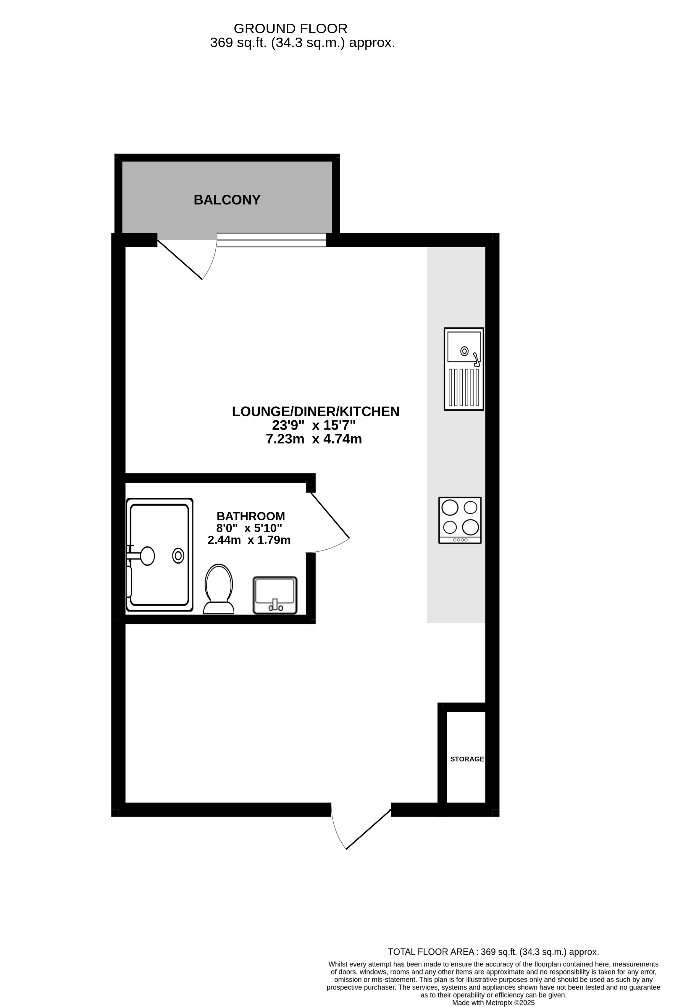 Floorplan for Hayes, Greater London