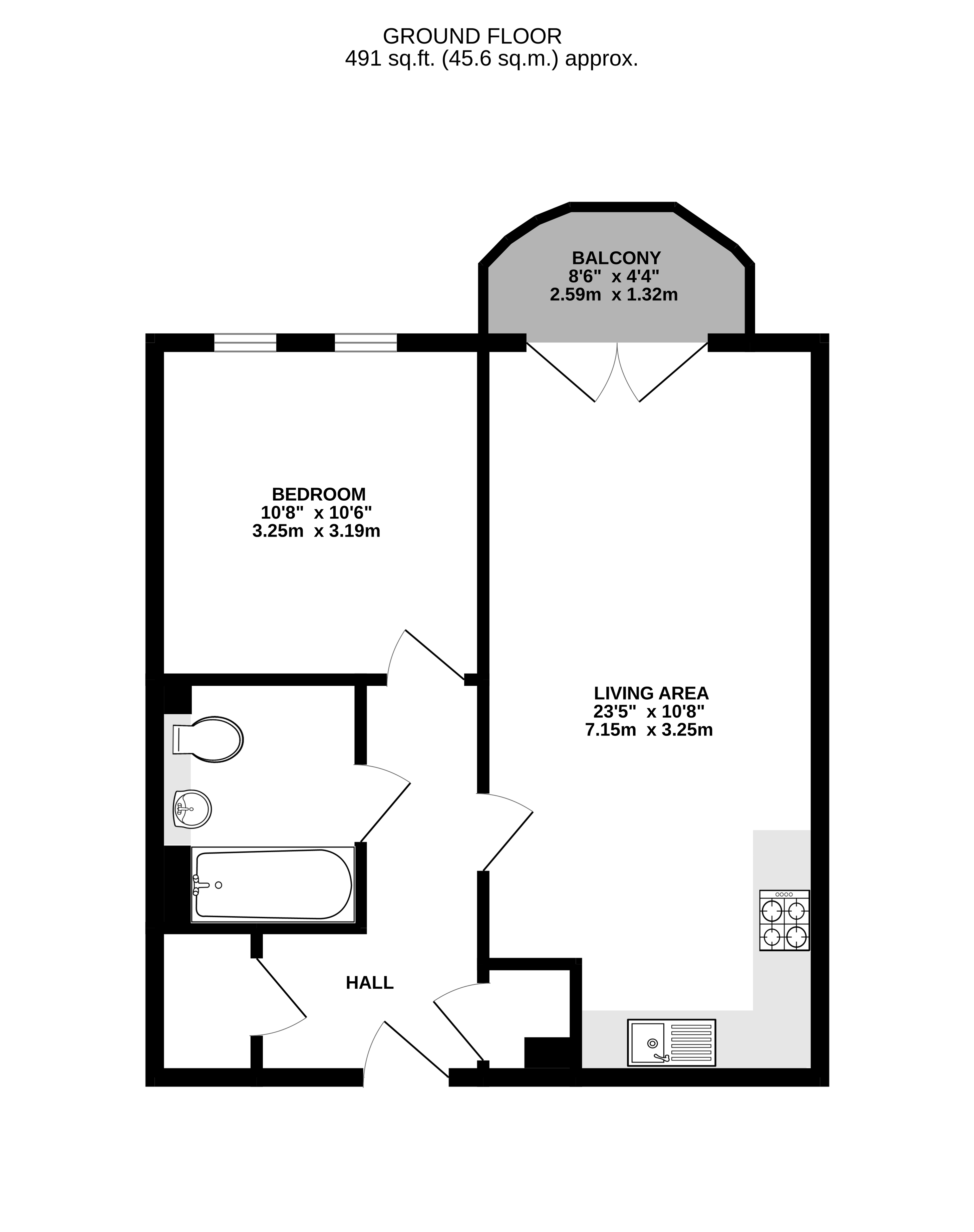 Floorplan for Hayes, Greater London