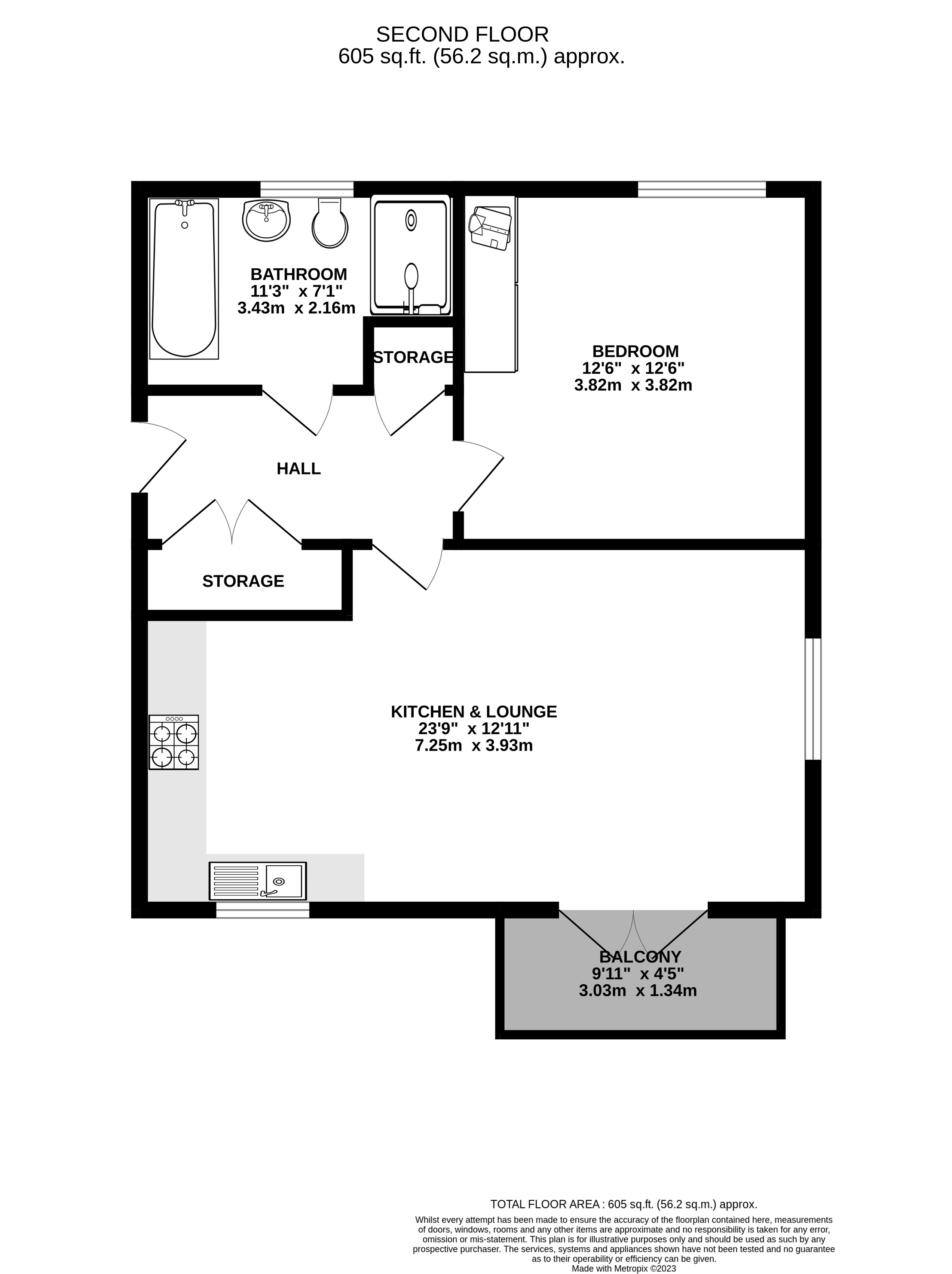 Floorplan for Hayes, Greater London