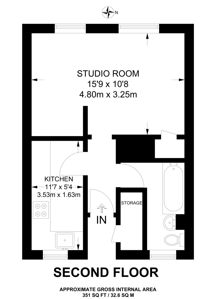 Floorplan for Chiswick, Greater London