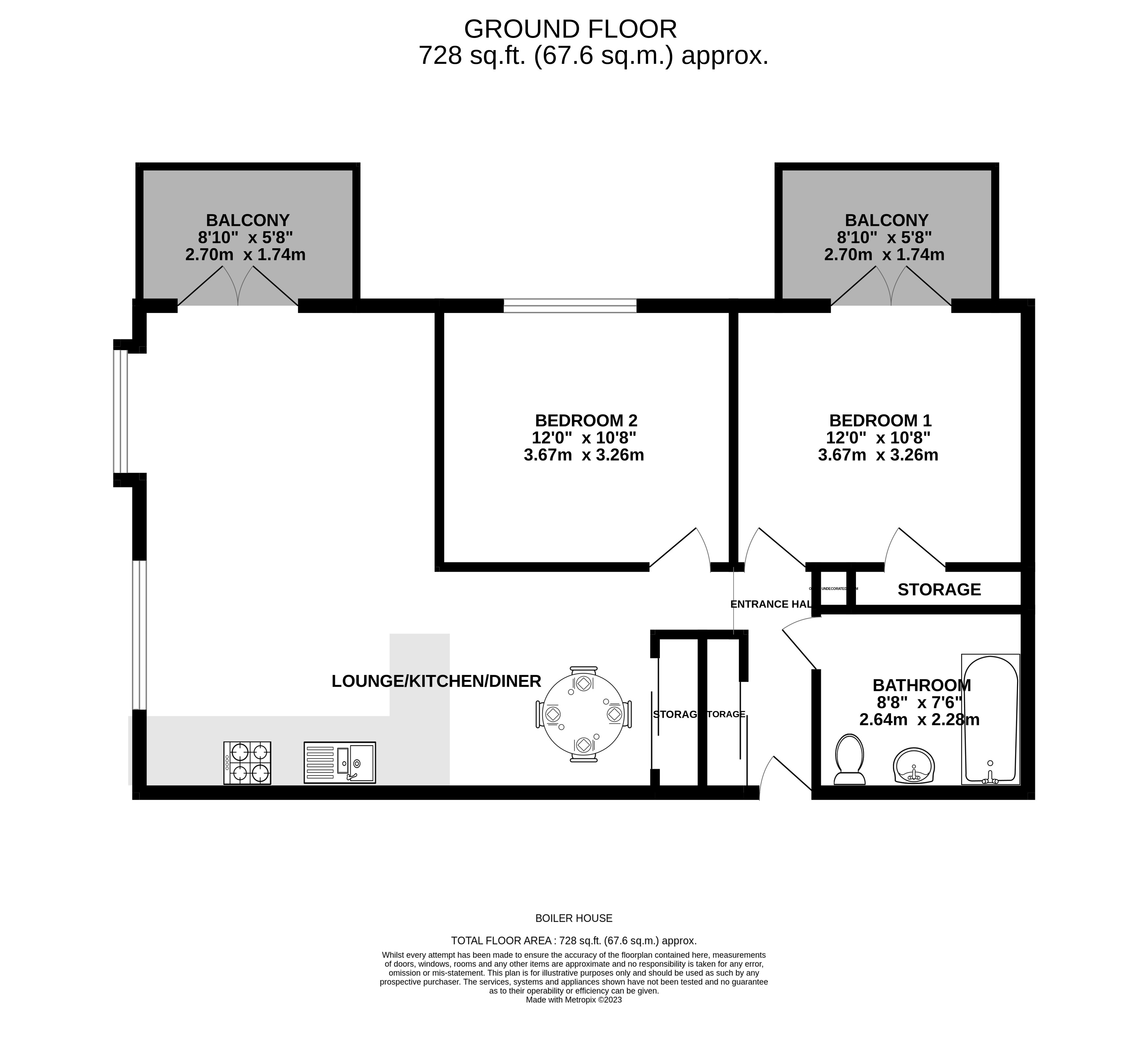 Floorplan for Material Walk, Hayes, Greater London