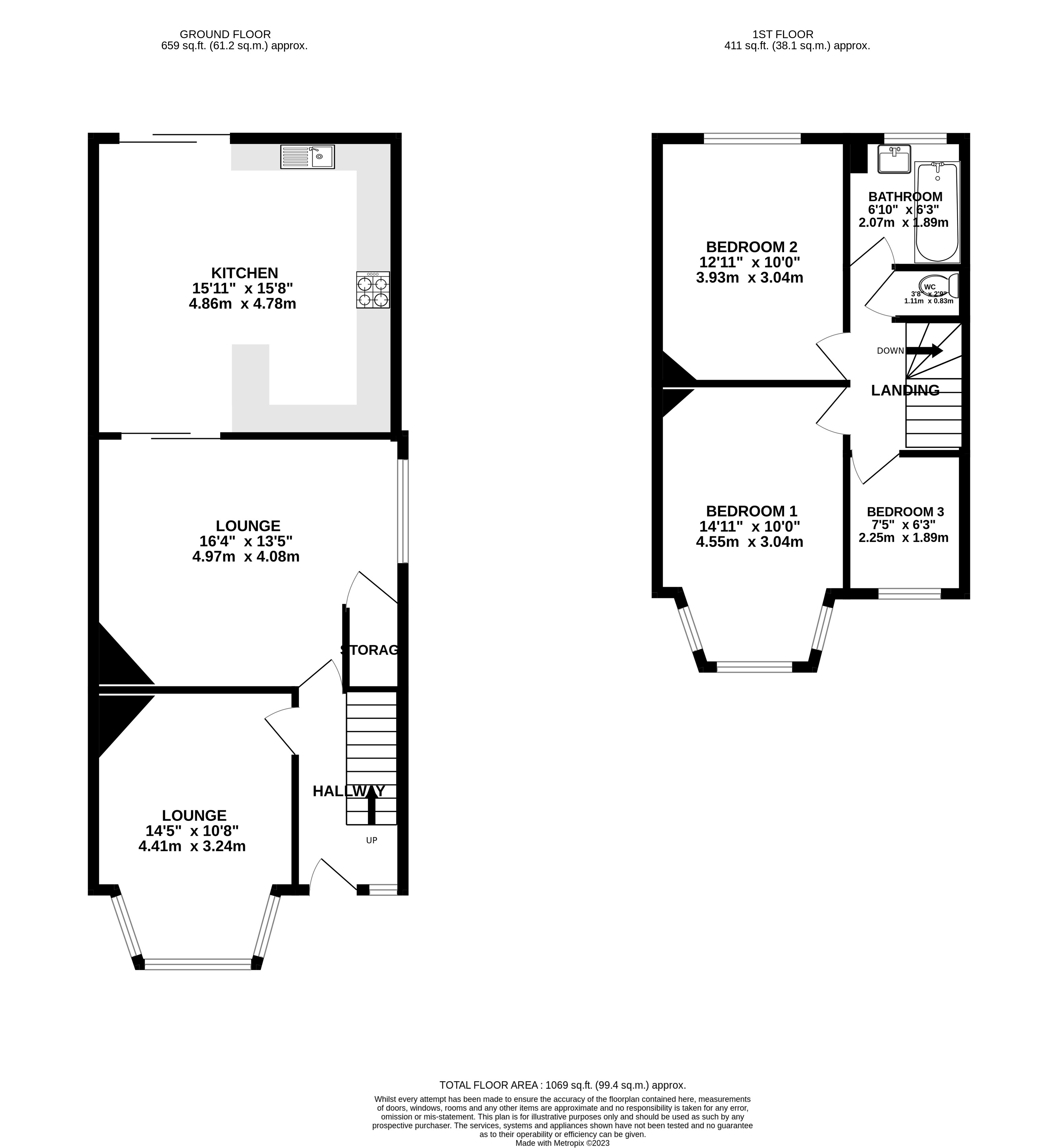 Floorplan for Hayes, Greater London