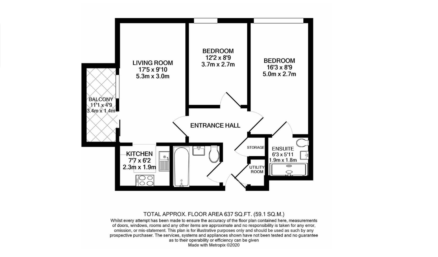 Floorplan for Hayes, Greater London