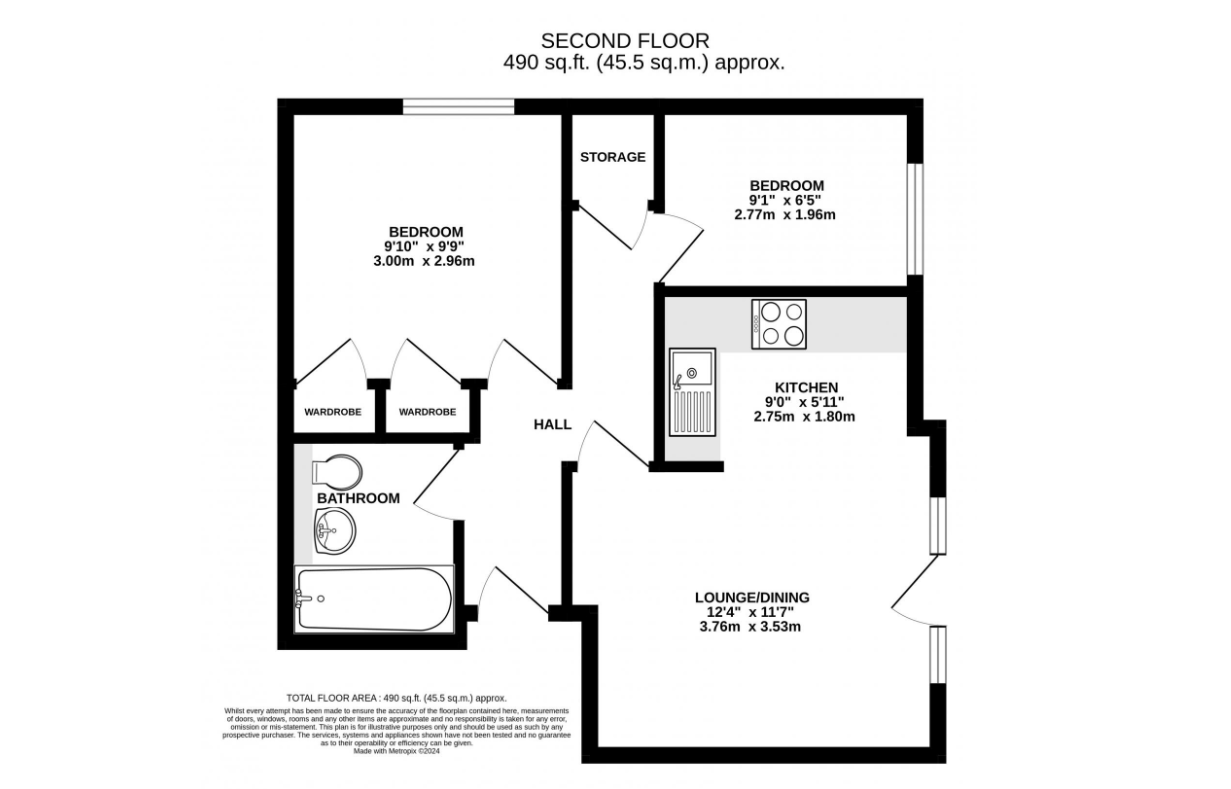 Floorplan for Hounslow, Greater London