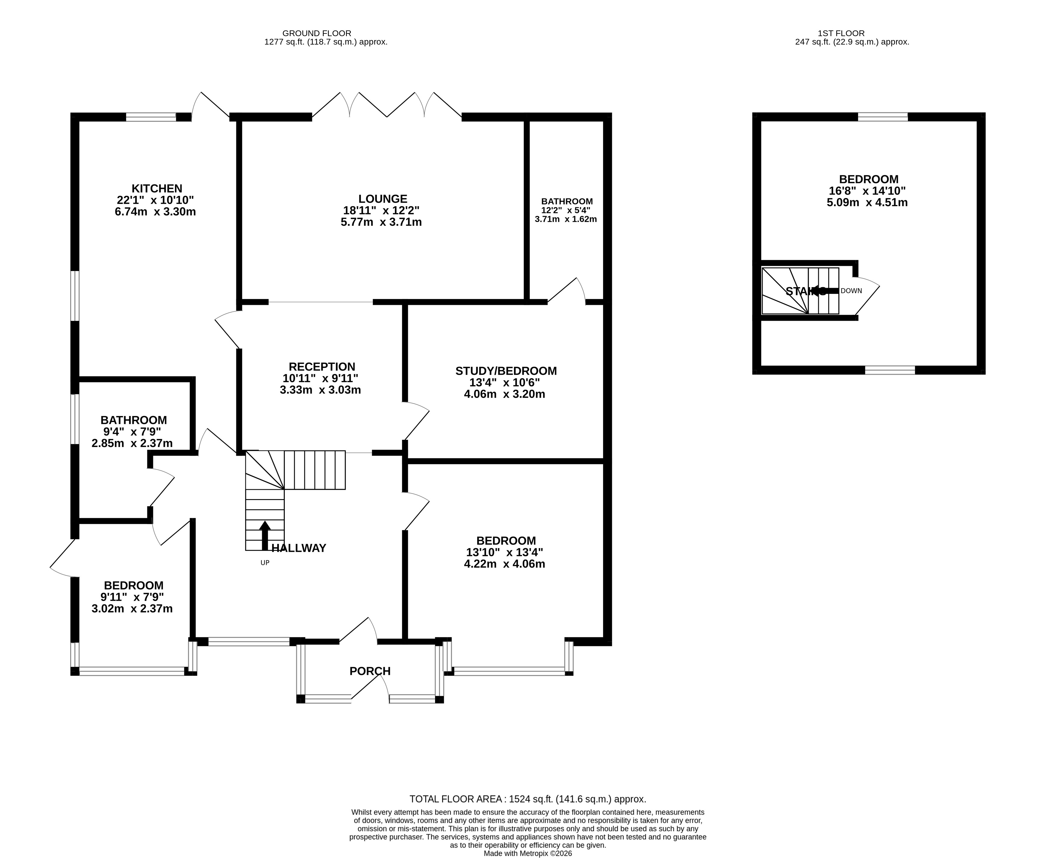 Floorplan for Ickenham, Greater London