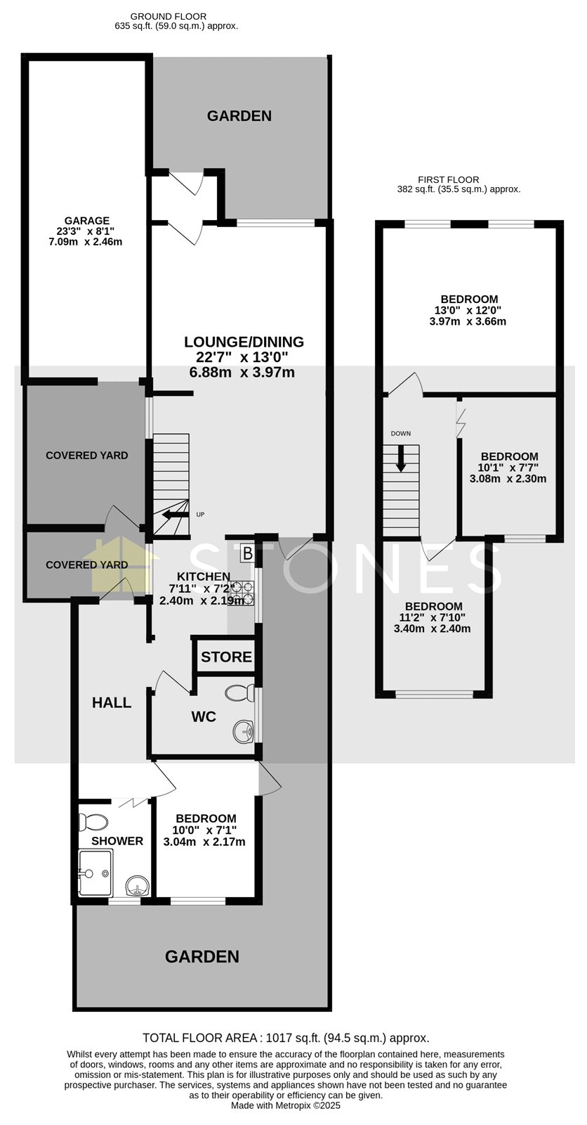 Floorplan for Hounslow, Greater London