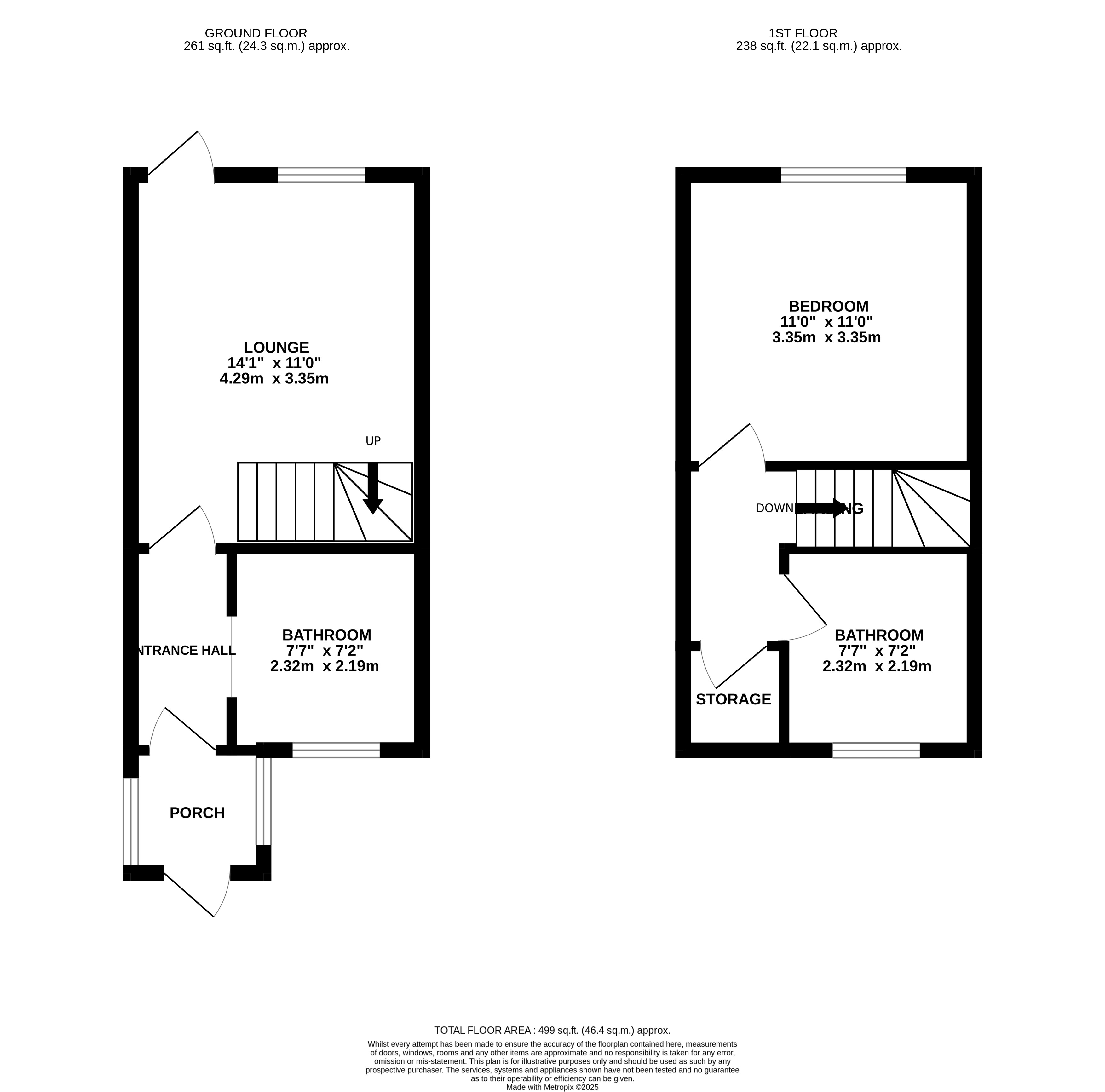 Floorplan for Hayes, Greater London