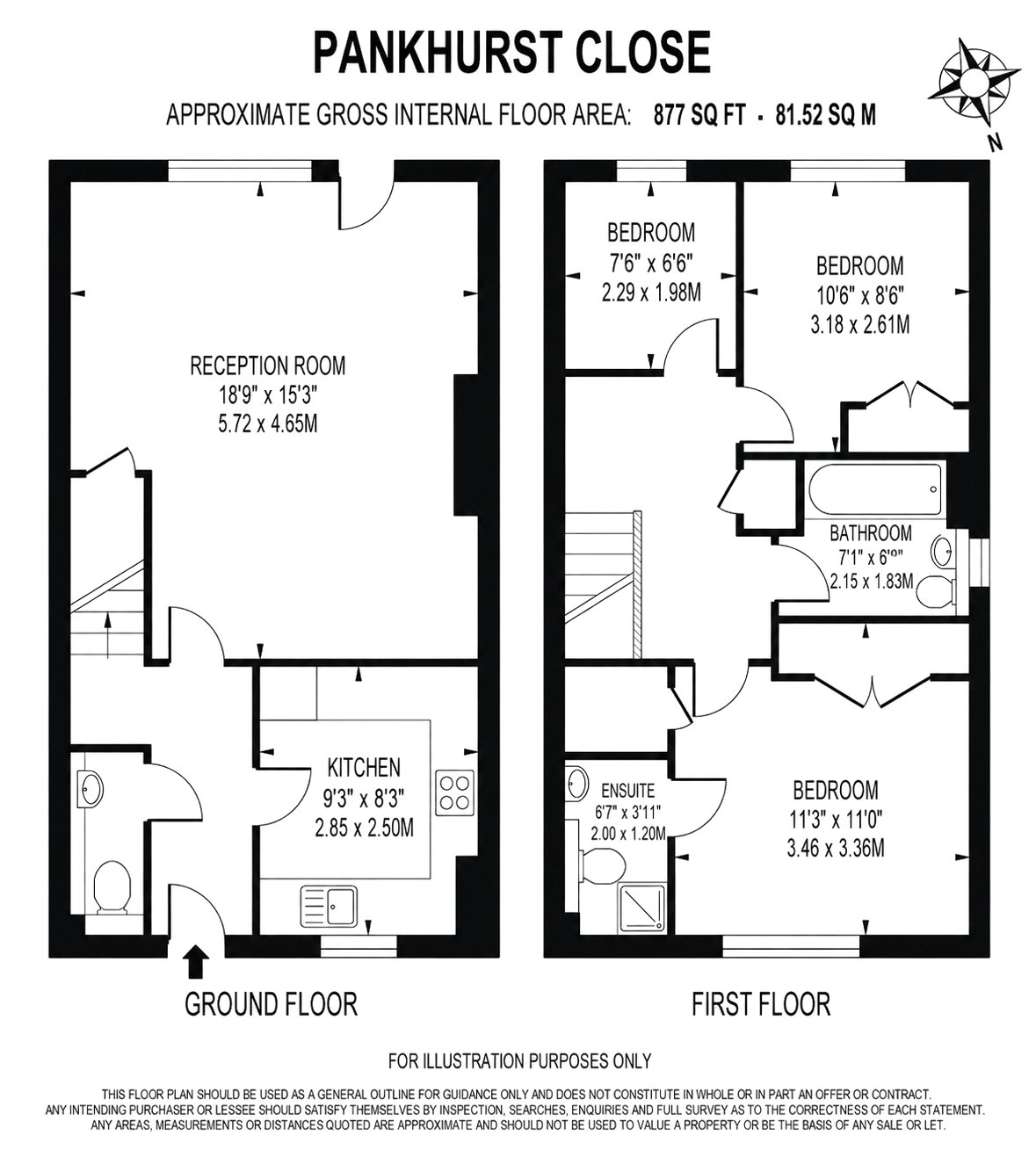 Floorplan for Isleworth, Greater London