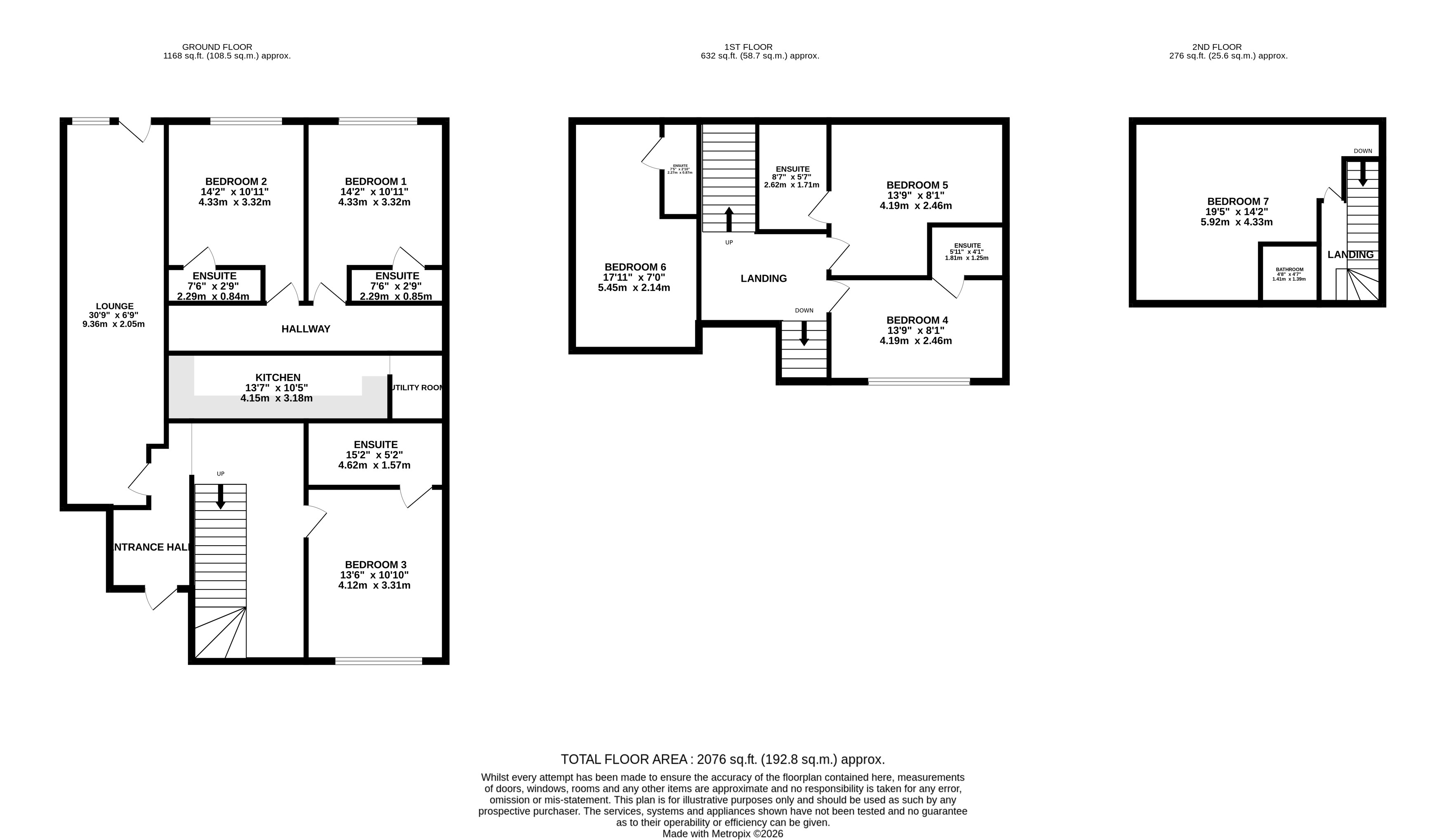 Floorplan for Northolt, Greater London