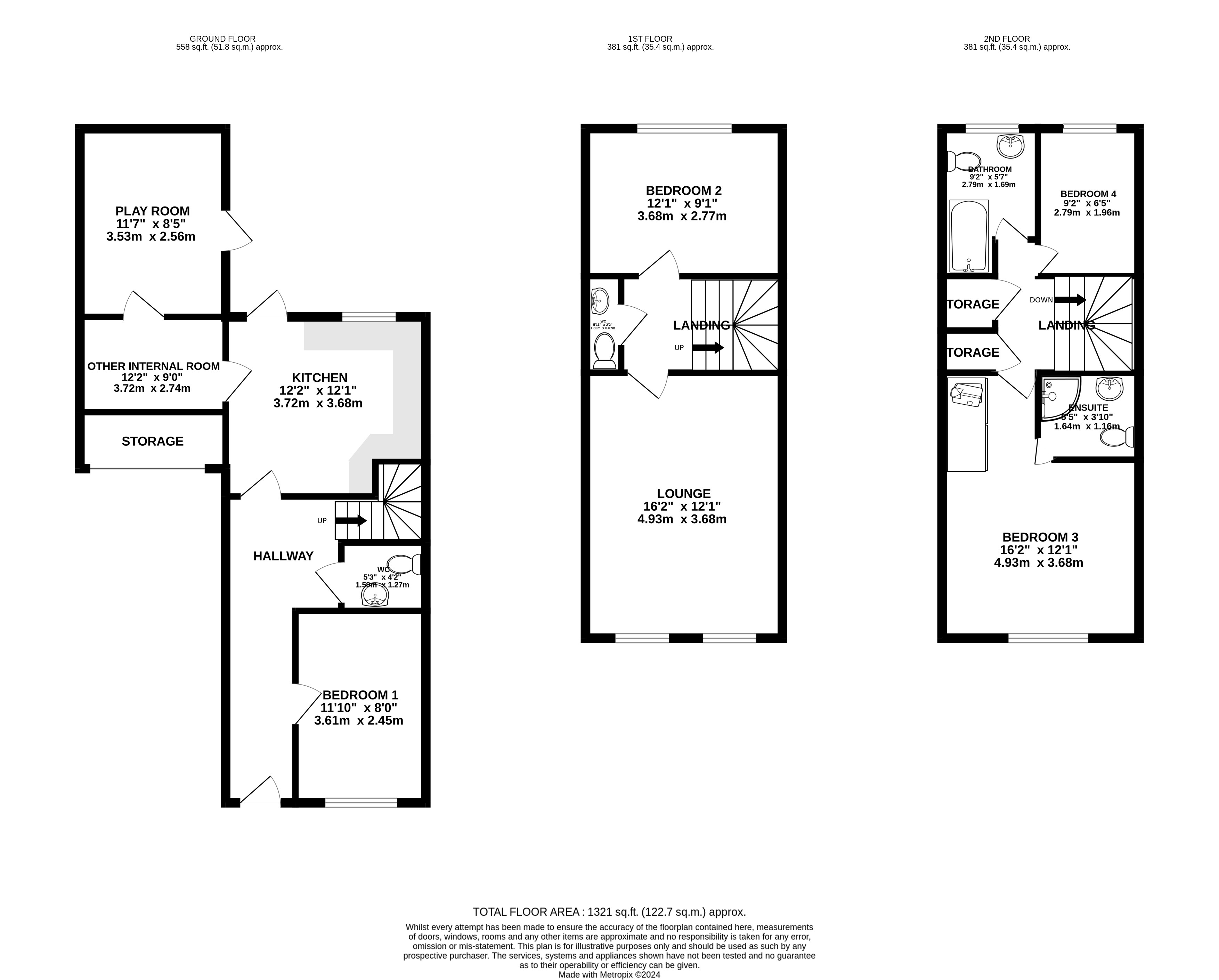 Floorplan for Hayes, Greater London