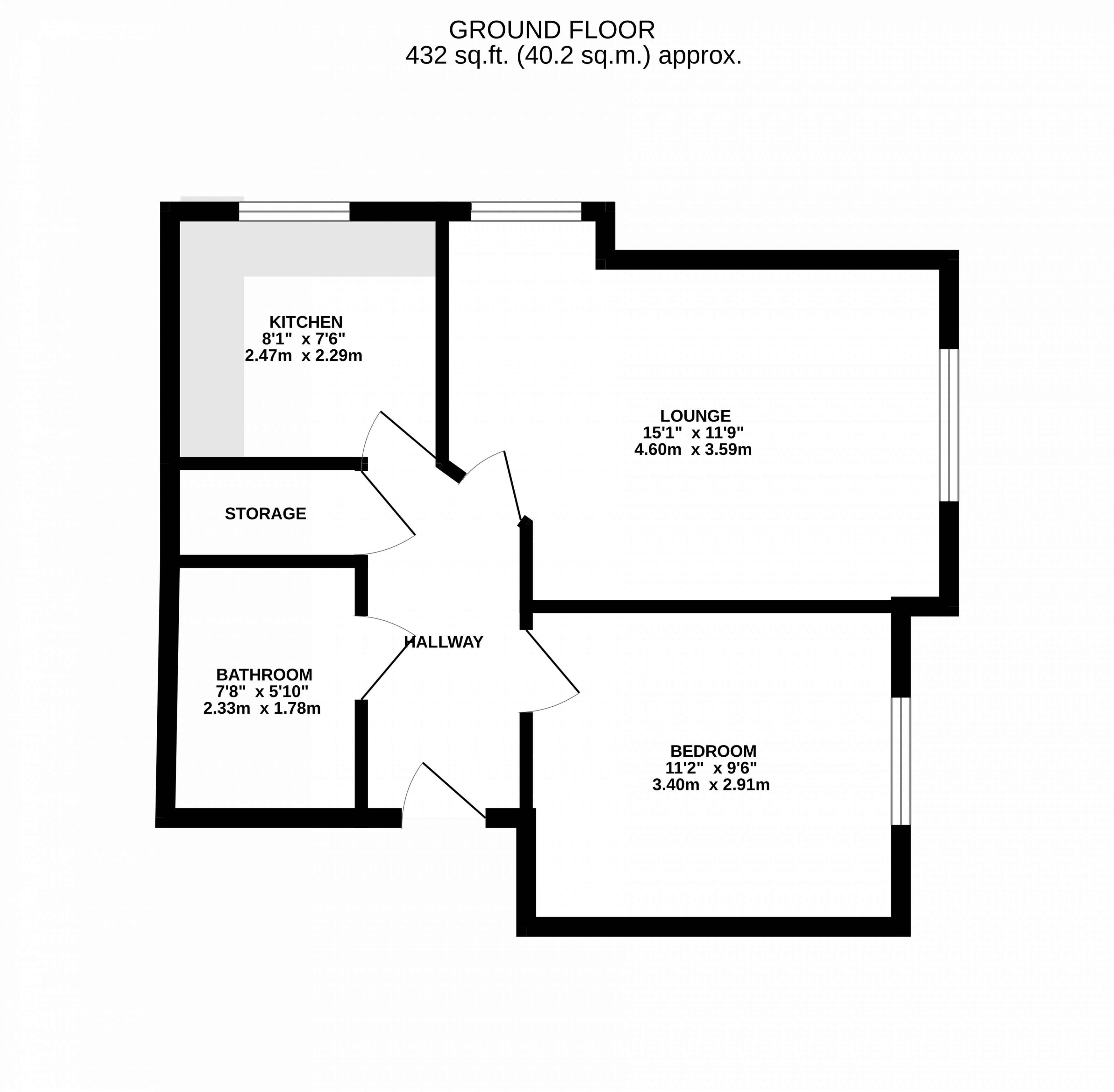 Floorplan for Uxbridge, Greater London