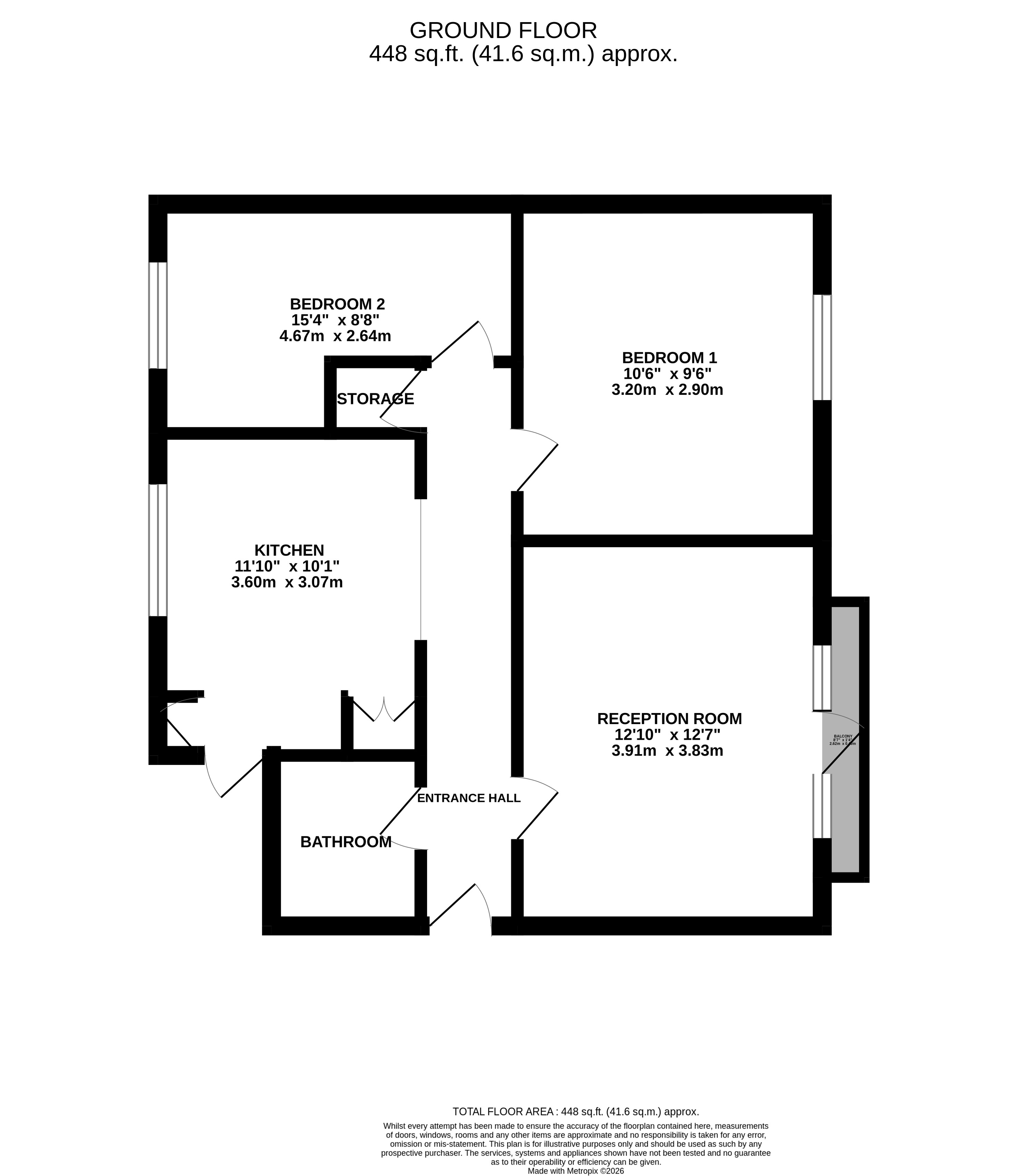 Floorplan for Hayes, Greater London