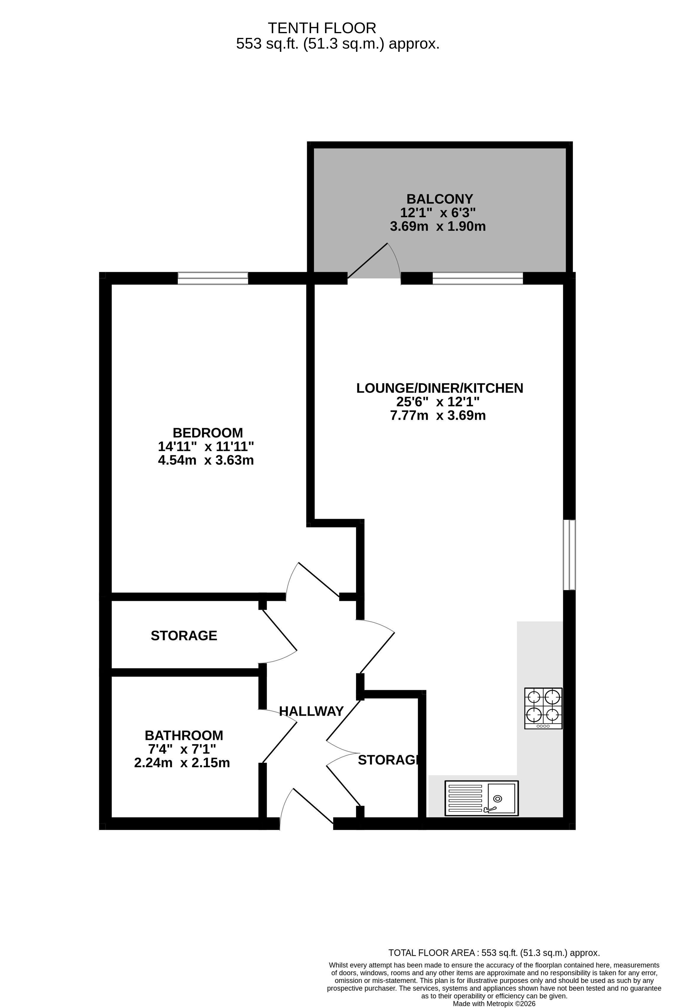 Floorplan for Hayes, Greater London
