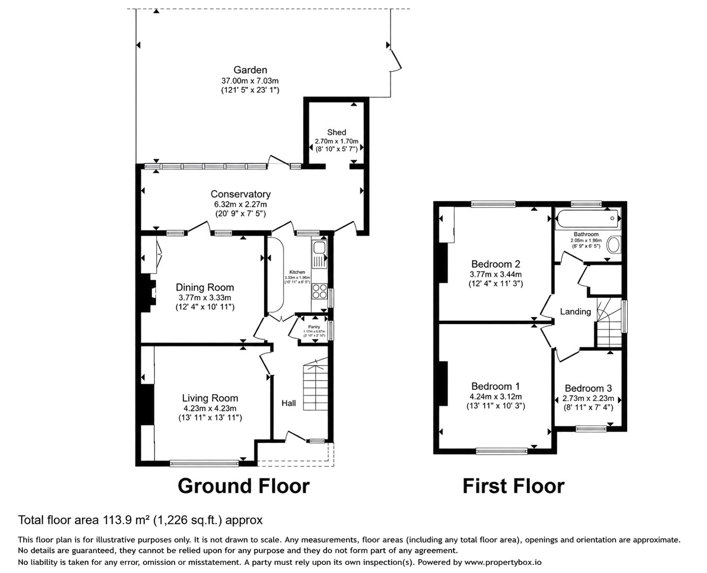 Floorplan for Hounslow, Greater London