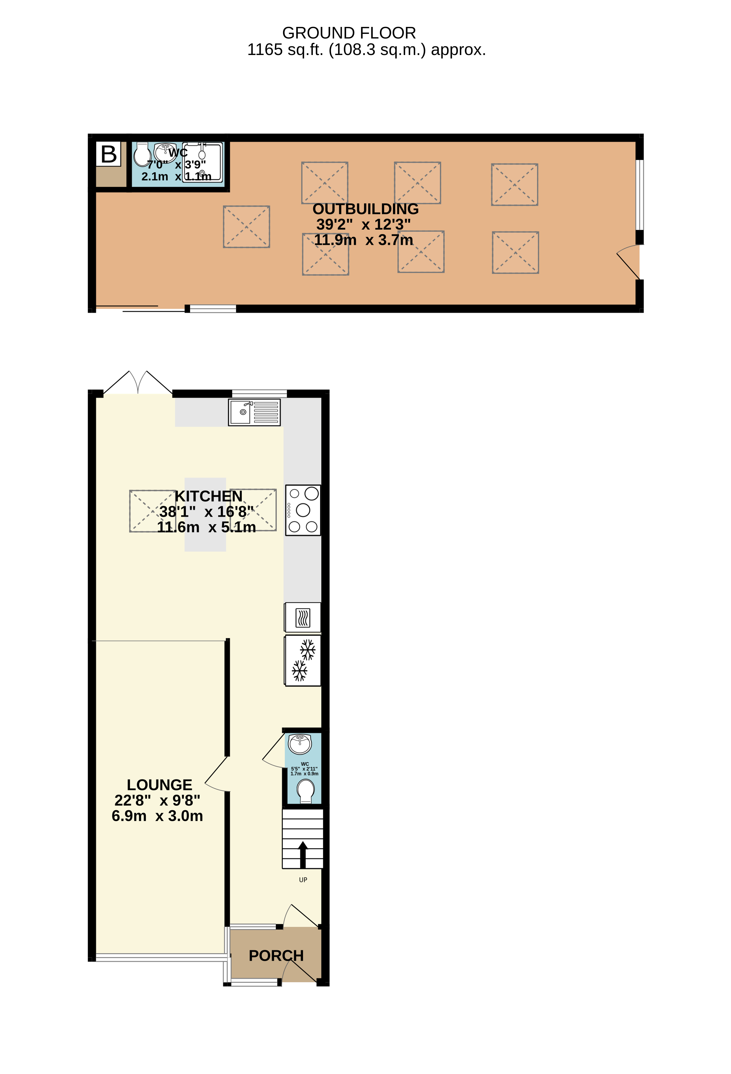 Floorplan for Hayes, Greater London