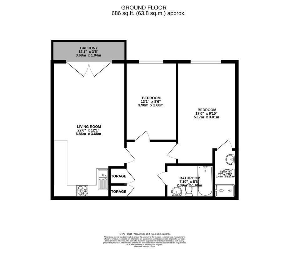 Floorplan for Ickenham, Greater London