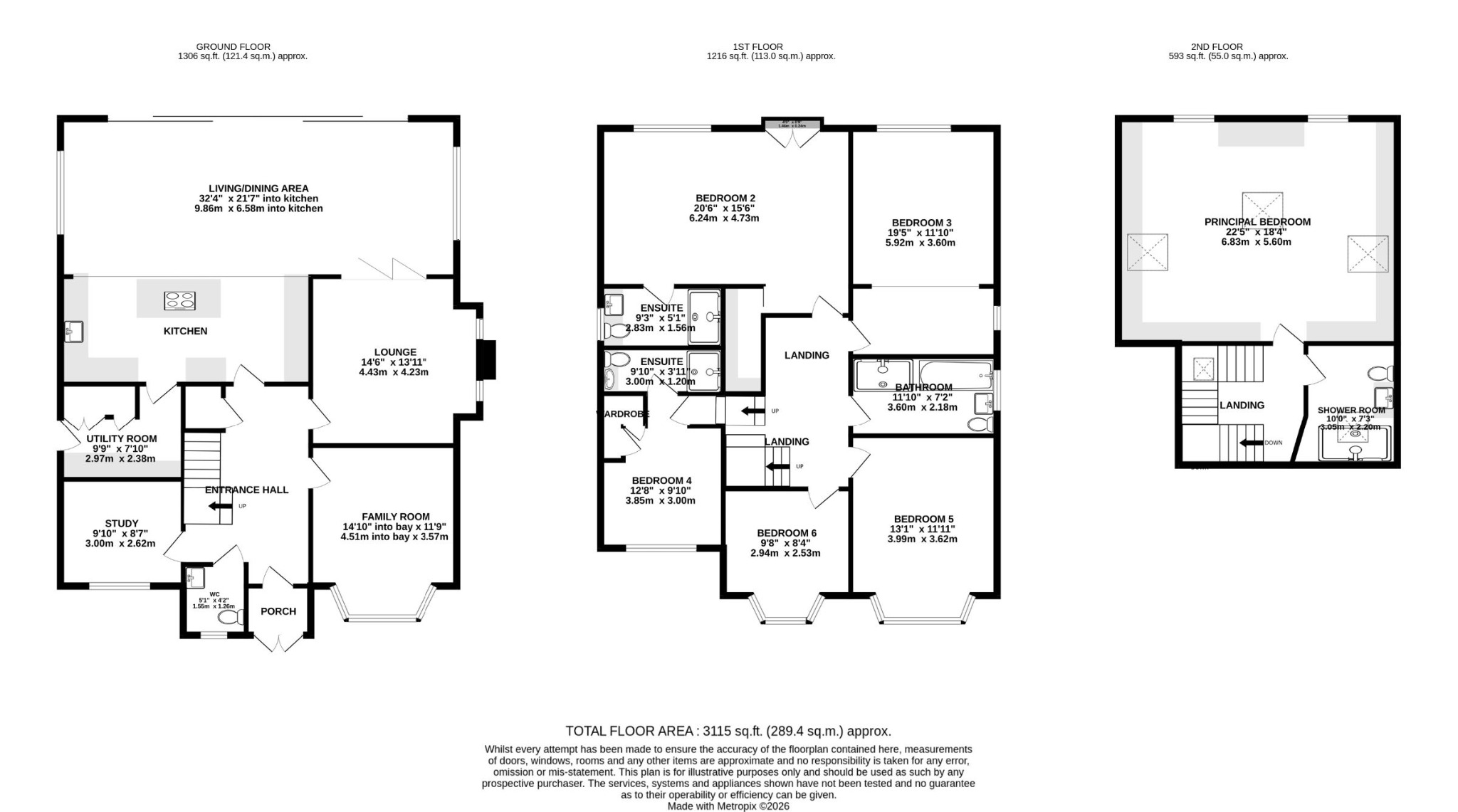 Floorplan for Glyn Avenue, Hale, Altrincham, Cheshire, WA15