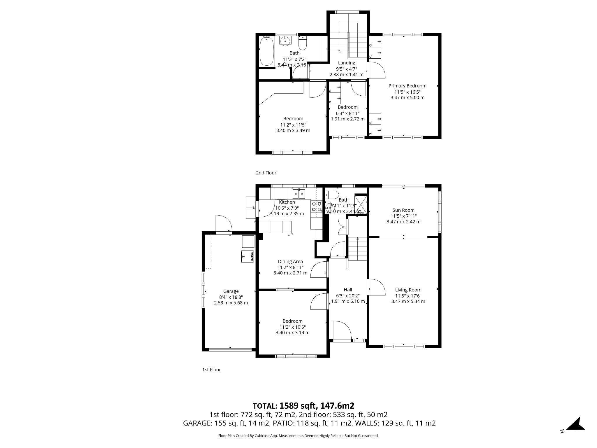 Floorplan for Kenilworth Road, Sale