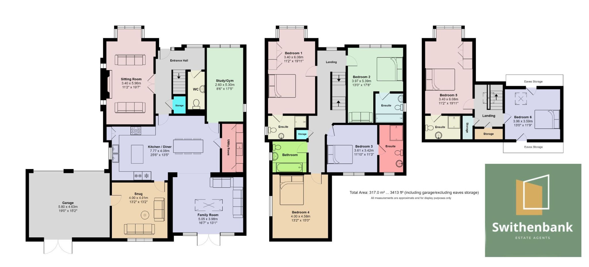 Floorplan for Greenside Drive, Hale, Altrincham, Cheshire, WA14