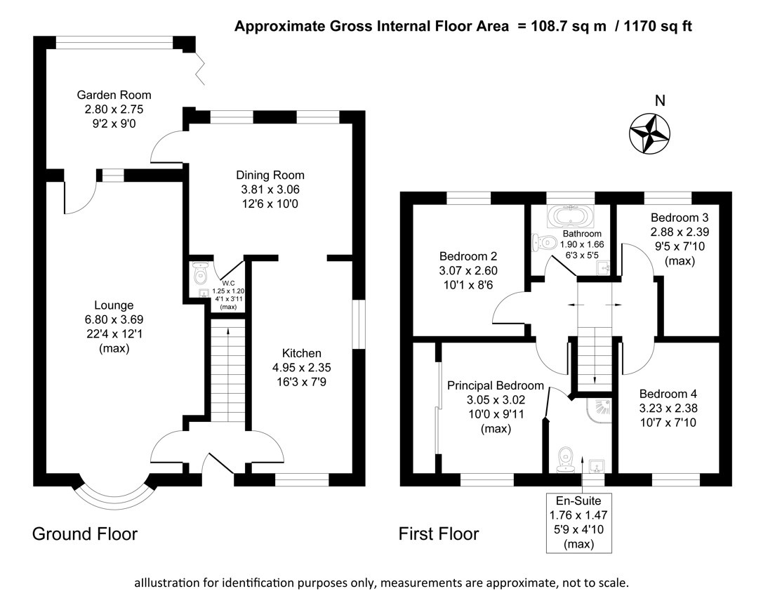 Floorplan for Hurrs Road, Skipton