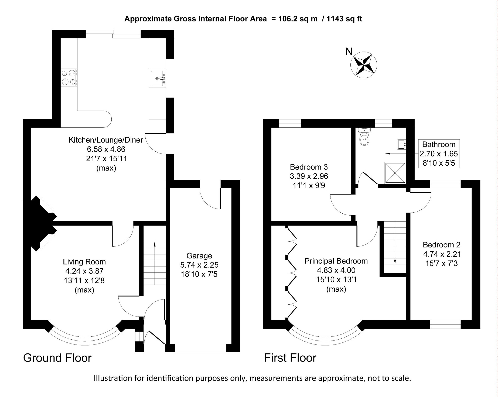 Floorplan for Shortbank Road, Skipton, North Yorkshire, BD23