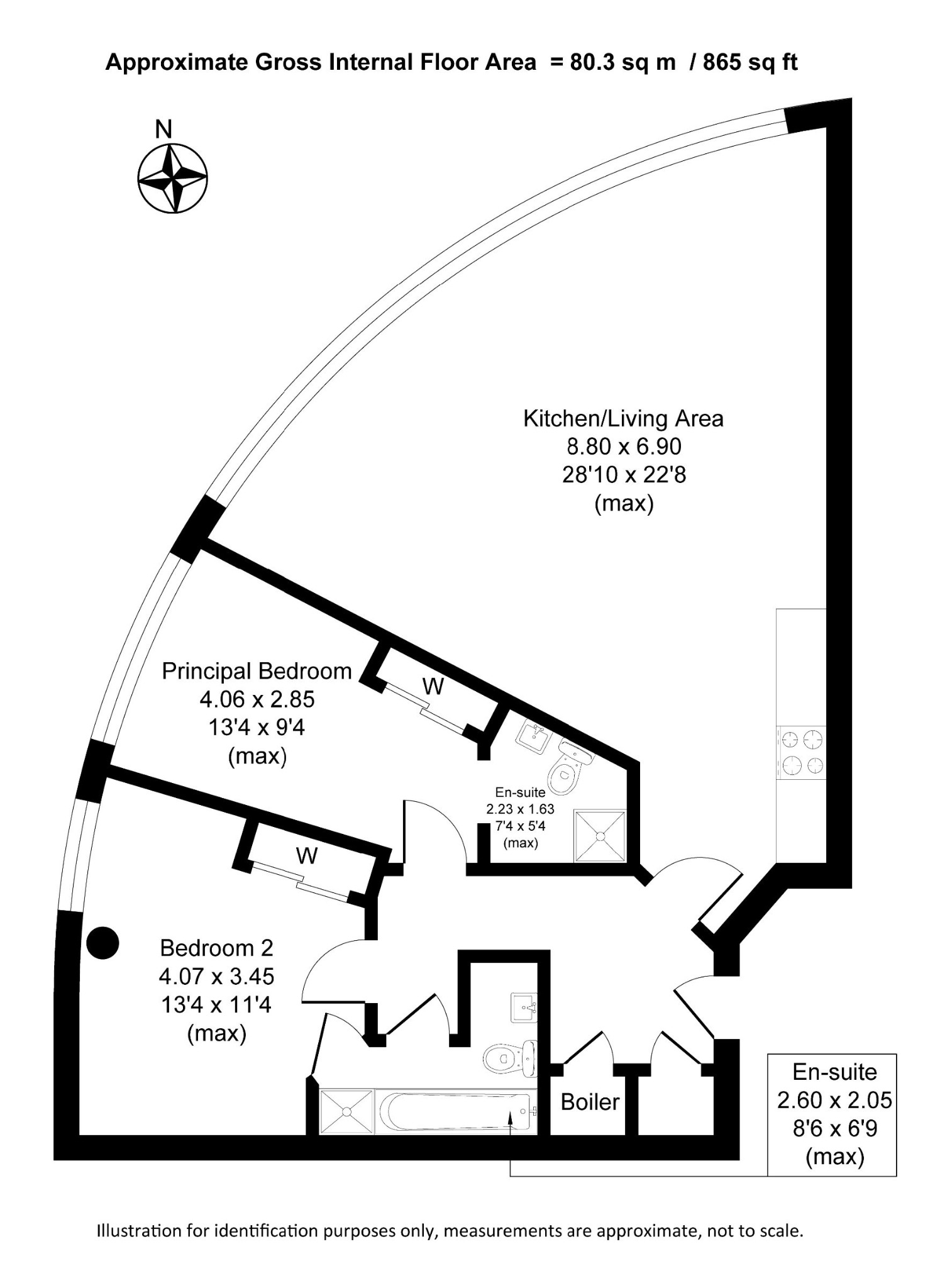 Floorplan for Bridgewater Place, Leeds, LS11 5QB