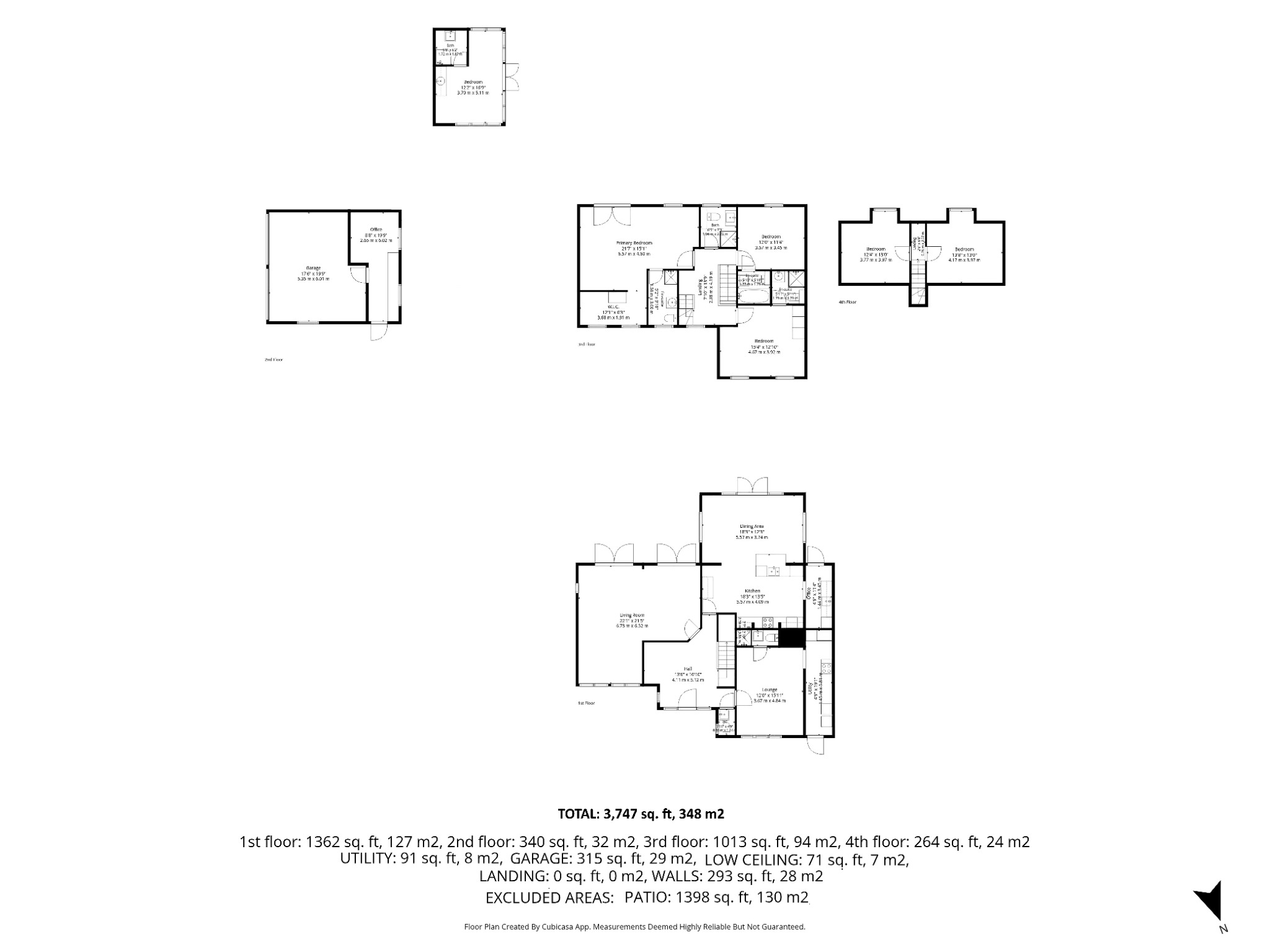Floorplan for The Chestnuts, Stage Lane